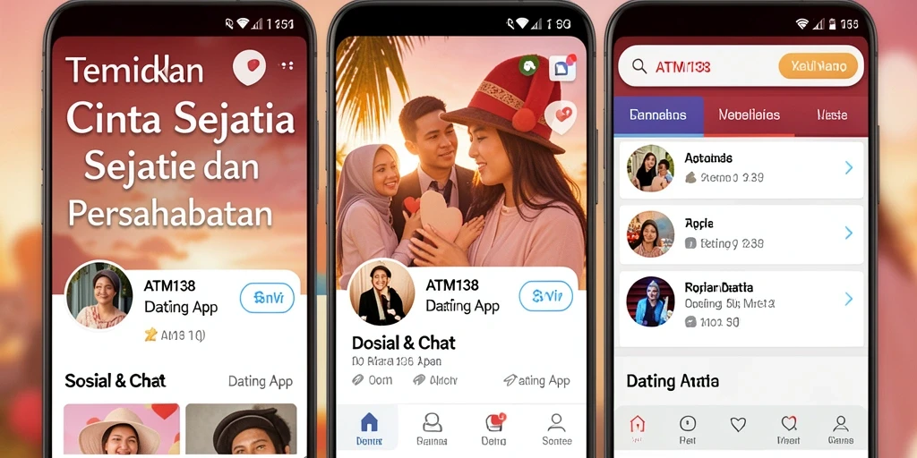 Tampilan antarmuka ATM138 yang user-friendly dan interaktif.