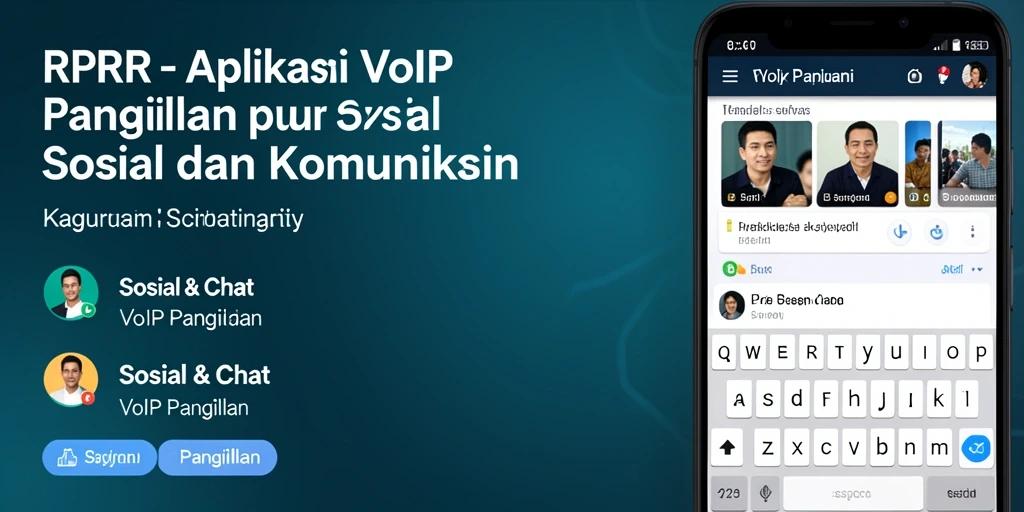 Antarmuka RPRR menampilkan fitur VoIP Panggilan dengan mudah dan intuitif.