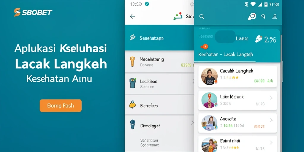 Tampilan antarmuka aplikasi Lacak Langkah SBOBET yang menarik.