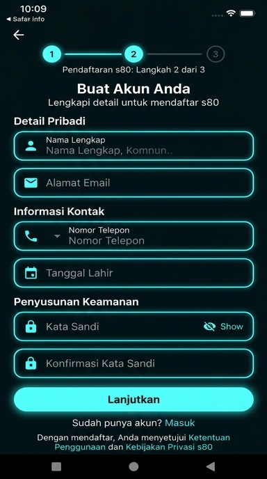 Panduan Lengkap Registrasi Akun s80 untuk Pengguna Android